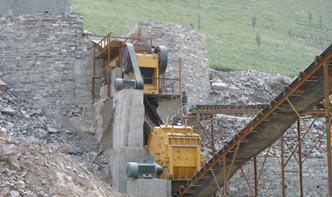 civil works consruction in a stone crushing plant erection